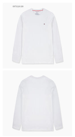 Tommy Hilfiger Long Sleeve Core Flag Crew Neck T-Shirt – Top Brand US