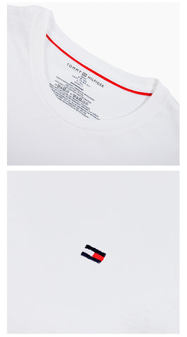 Tommy Hilfiger Long Sleeve Core Flag Crew Neck T-Shirt – Top Brand US