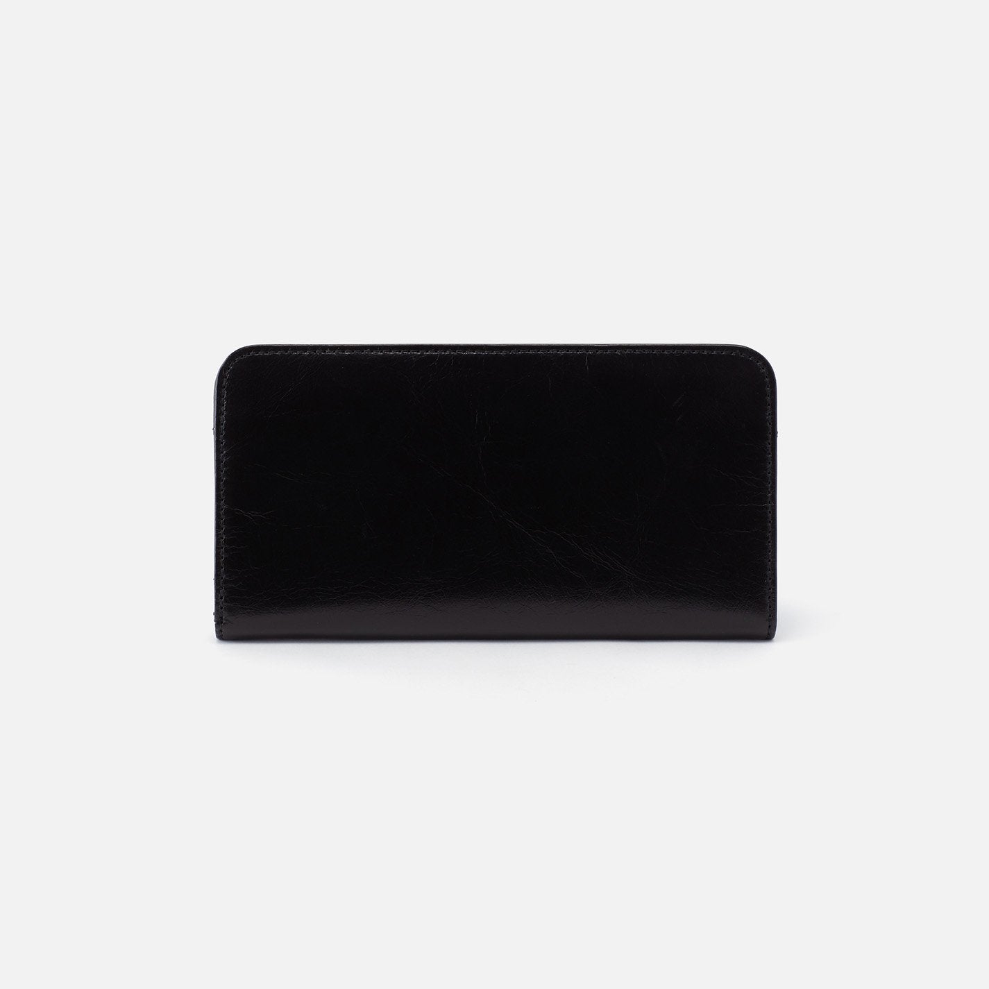 ANGLE CONTINENTAL WALLET - BLACK