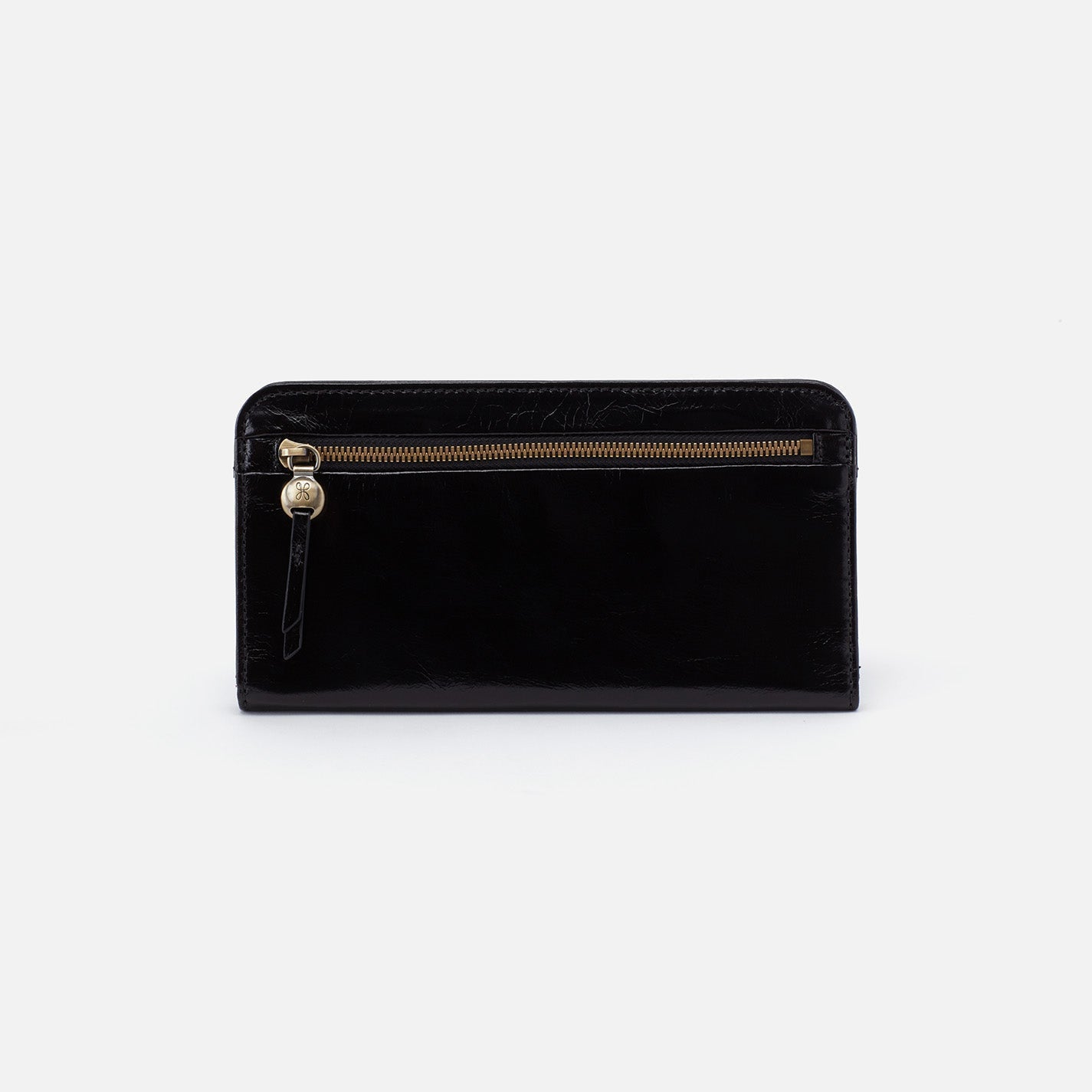 ANGLE CONTINENTAL WALLET - BLACK