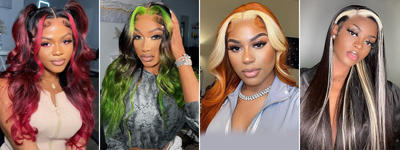 color hair | ombre hair | color wigs | curlyme hair