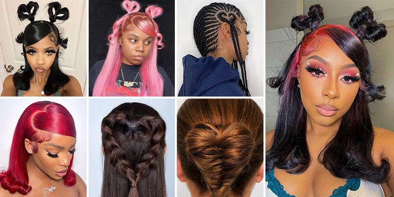 Heart Hairstyle | Human Hair Wigs | CurlyMe Hair