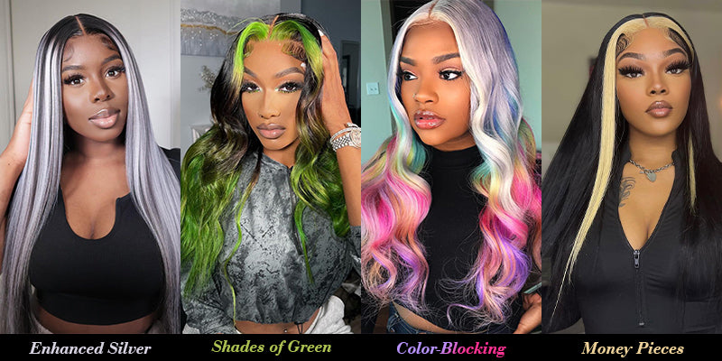 cheveux bouclés | perruques en cheveux humains | cheveux colorés