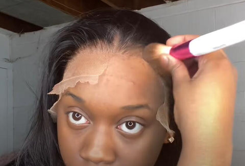 frontal wig install Cut the excessive lace