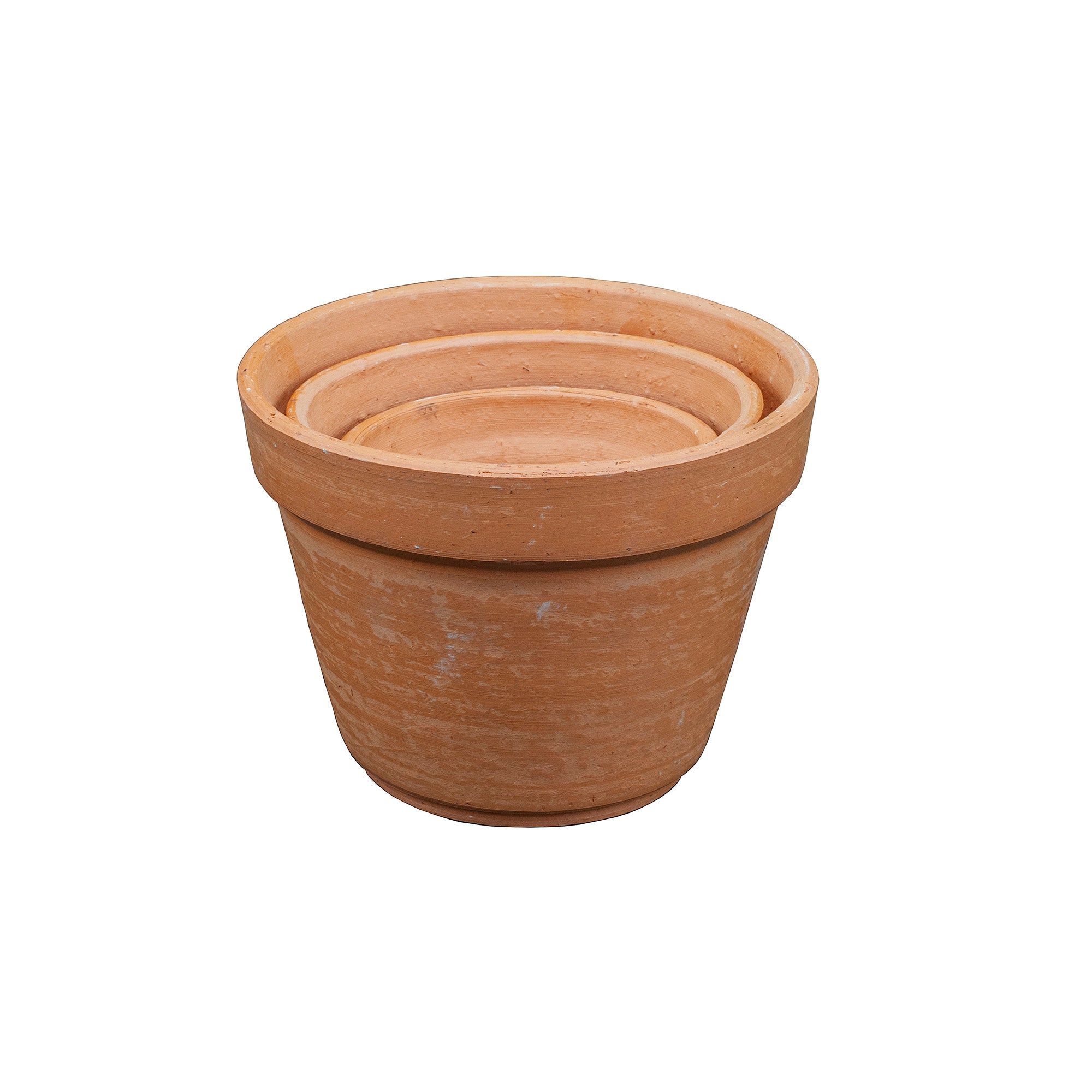 Hand Made Set of 3 Terracotta Plant Pots