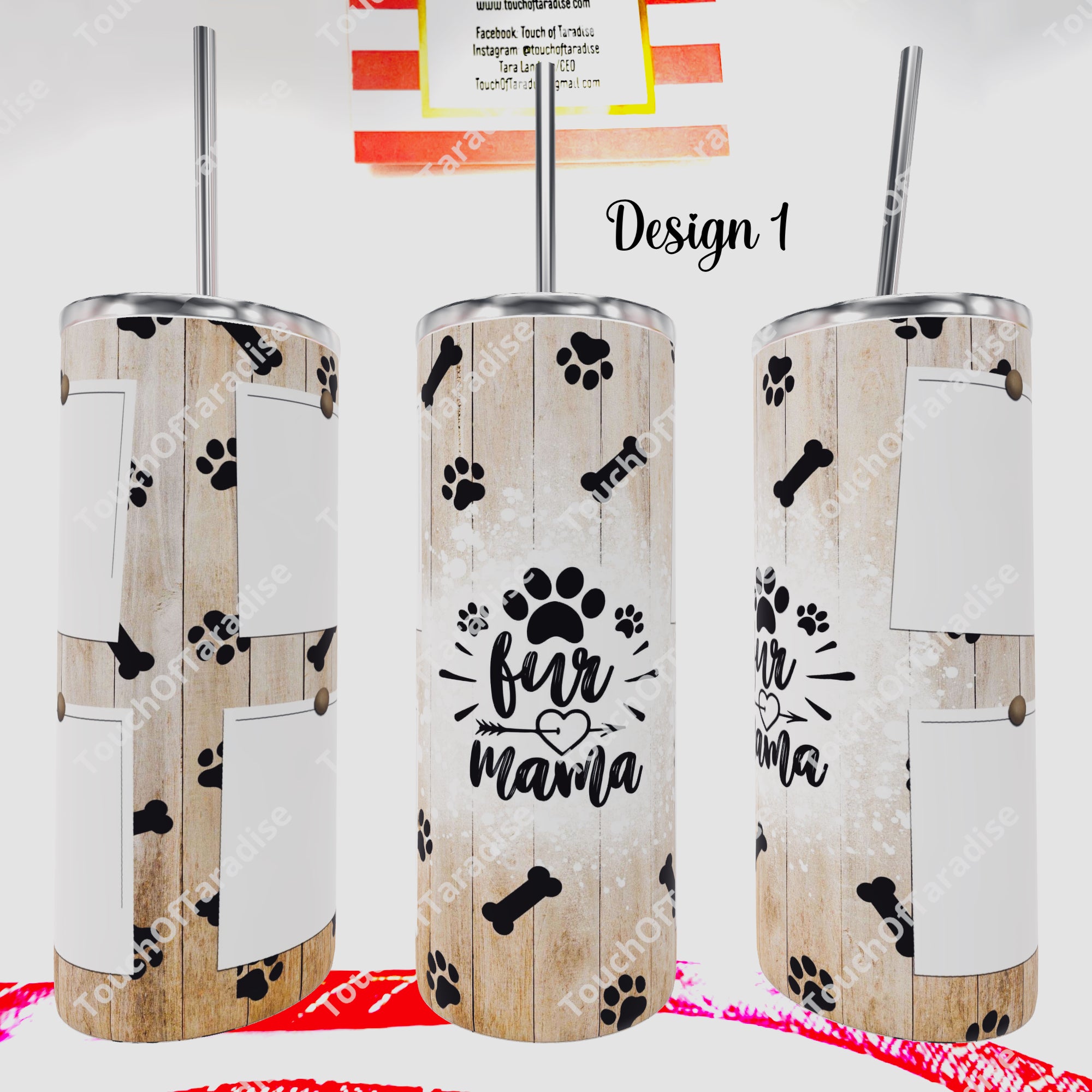 Fur Mama Tumbler - Personalize With FOUR Photos