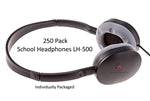 School Headphones LH-500 250 Pack