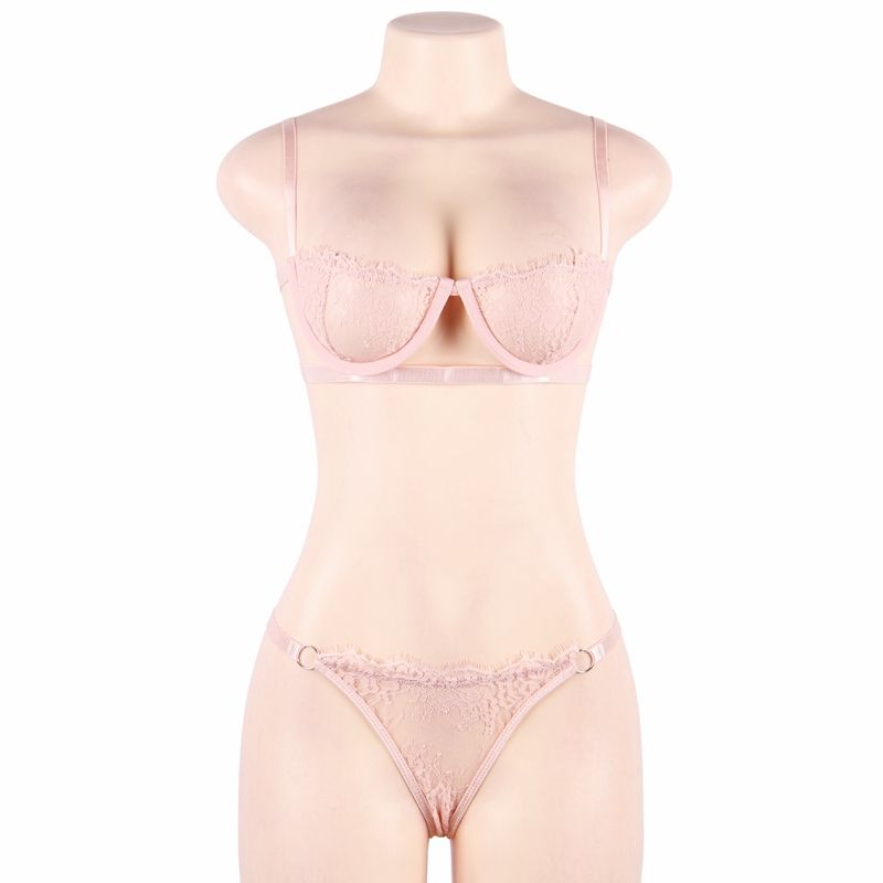 Darling Rosebud Lace Lingerie Set