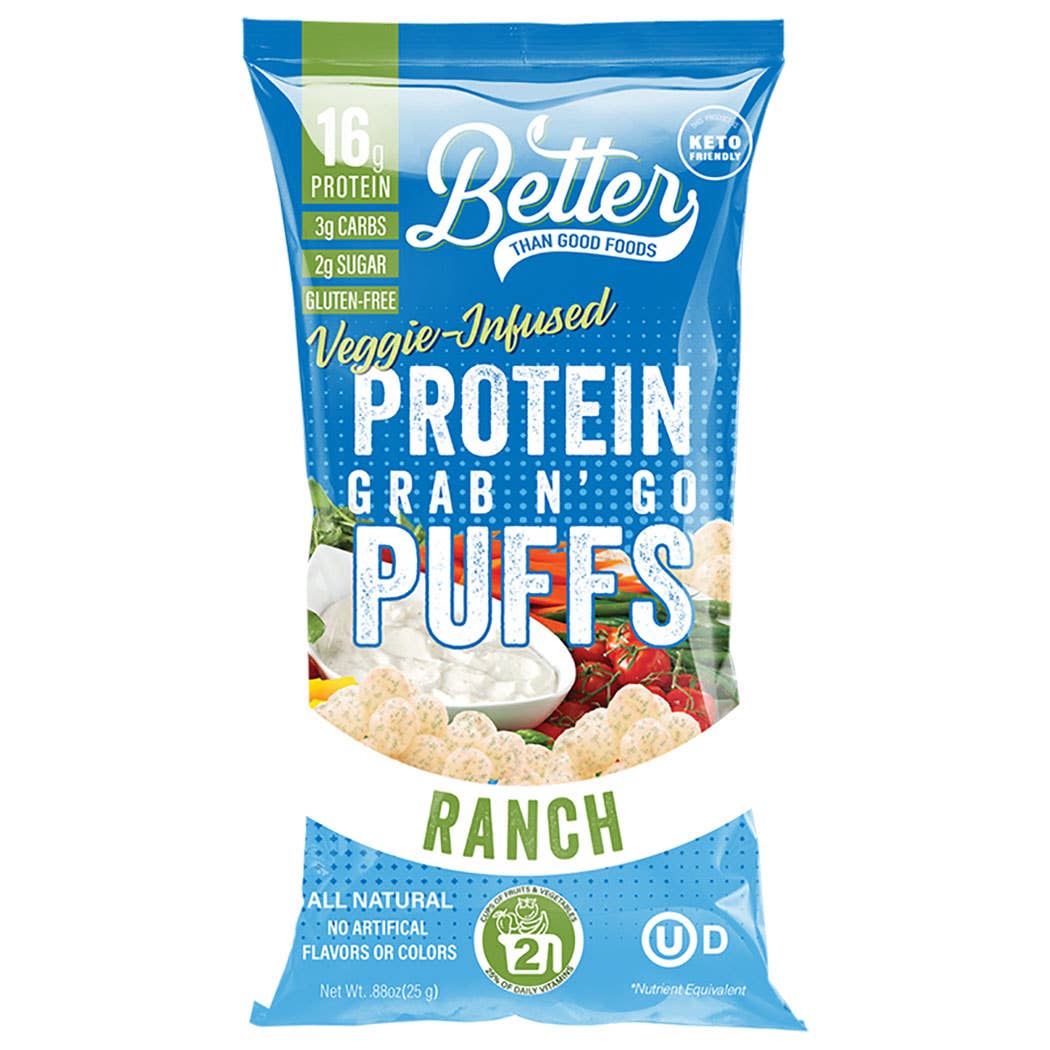 BTG  Keto Protein Puffs - 8pk Ranch