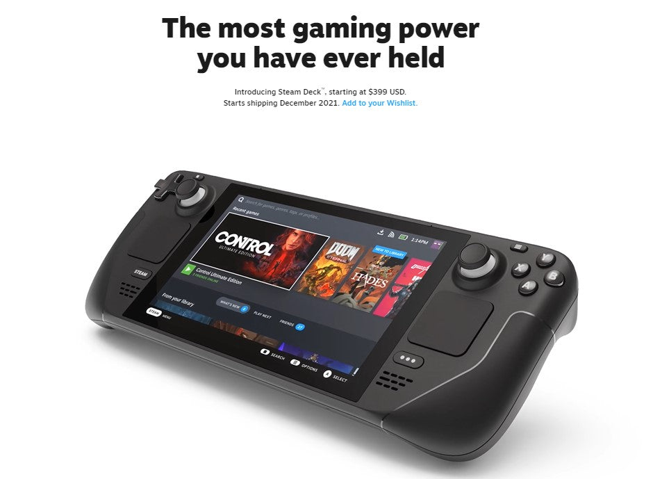 Steam Deck 最高のクリスマスプレゼント 2021