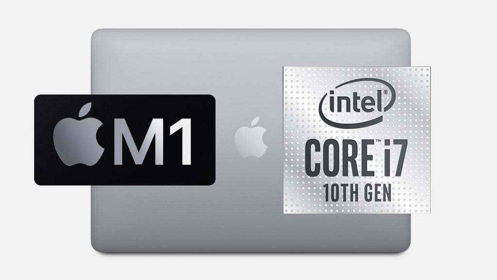 M1-Chip vs. Intel Core i7