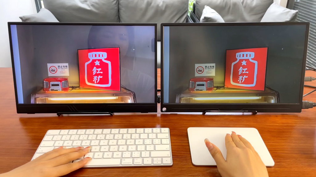 intehill qled モニターと他の ips 格安モニターの比較