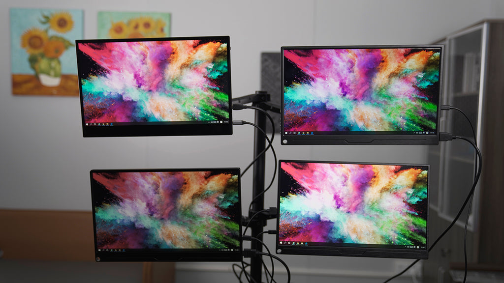 Vergleich tragbarer Monitore