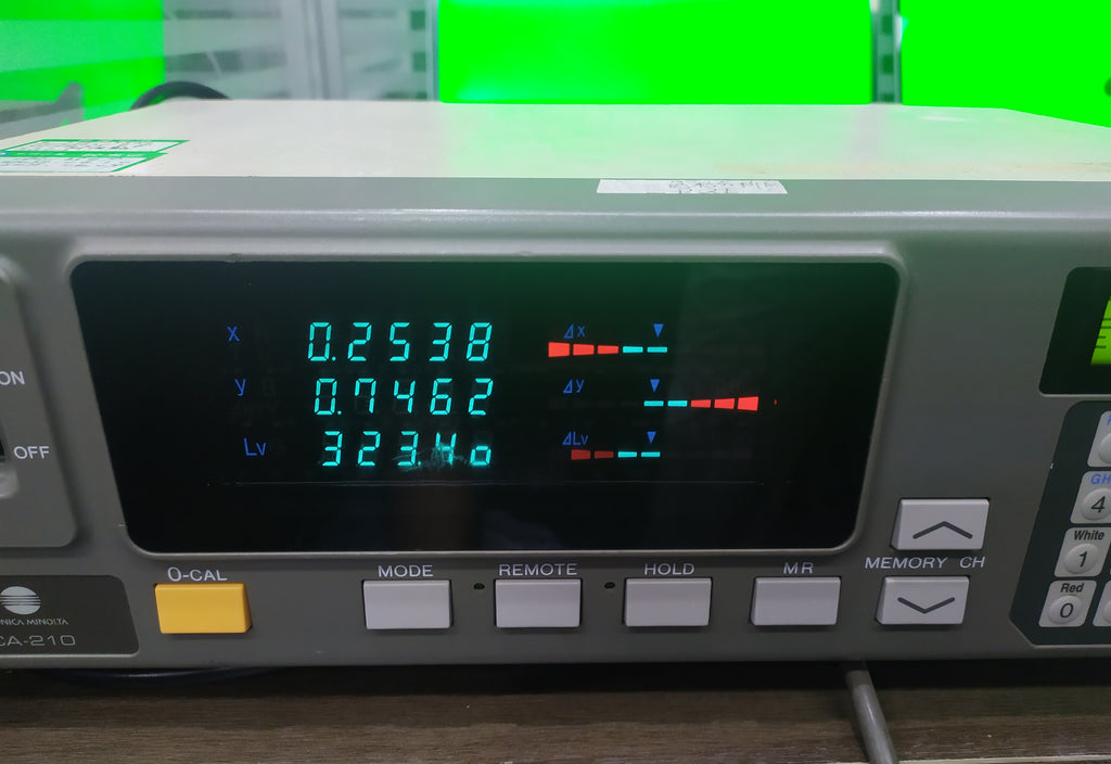 color gamut of qled portable monitor green