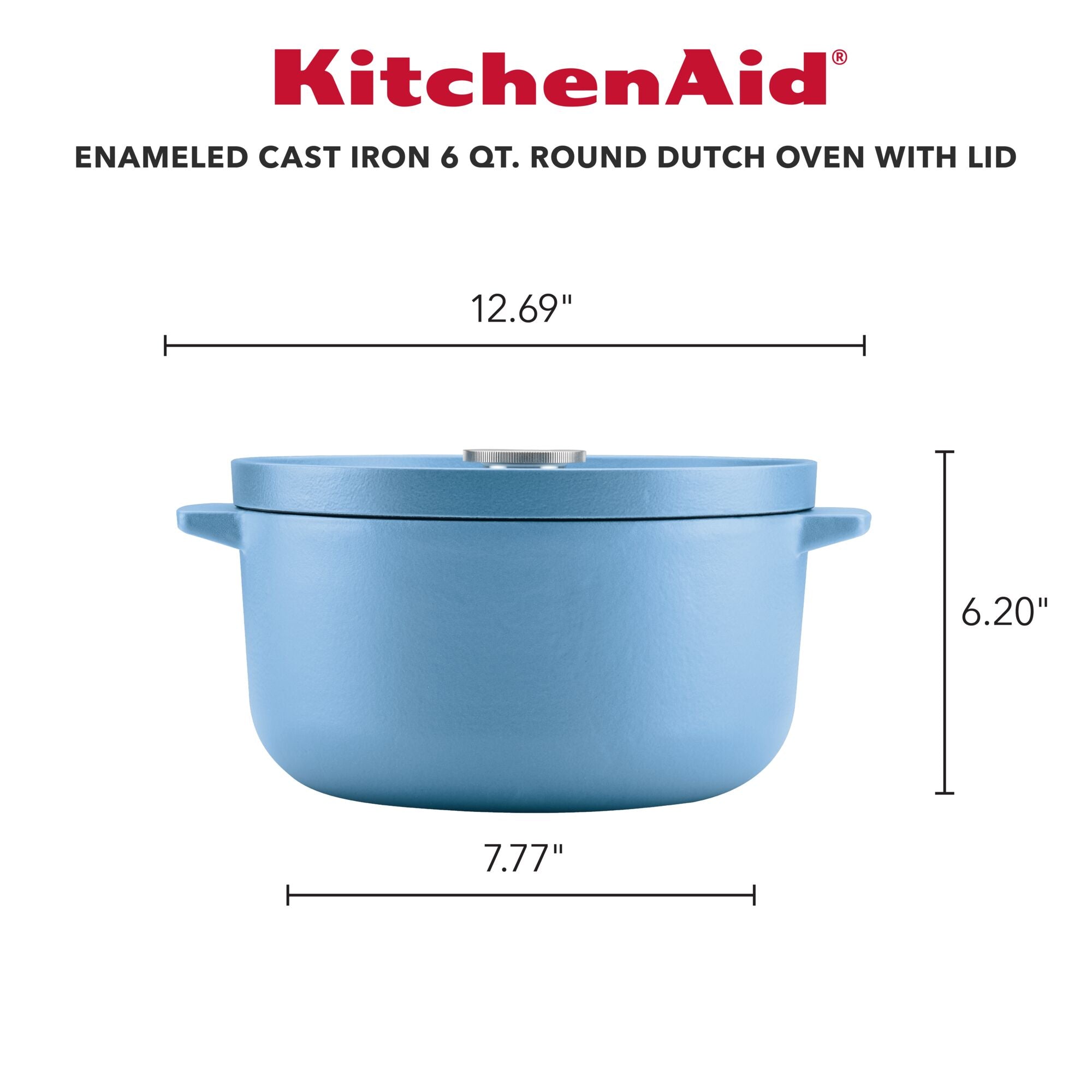 Enameled Cast Iron 6-Quart Dutch Oven