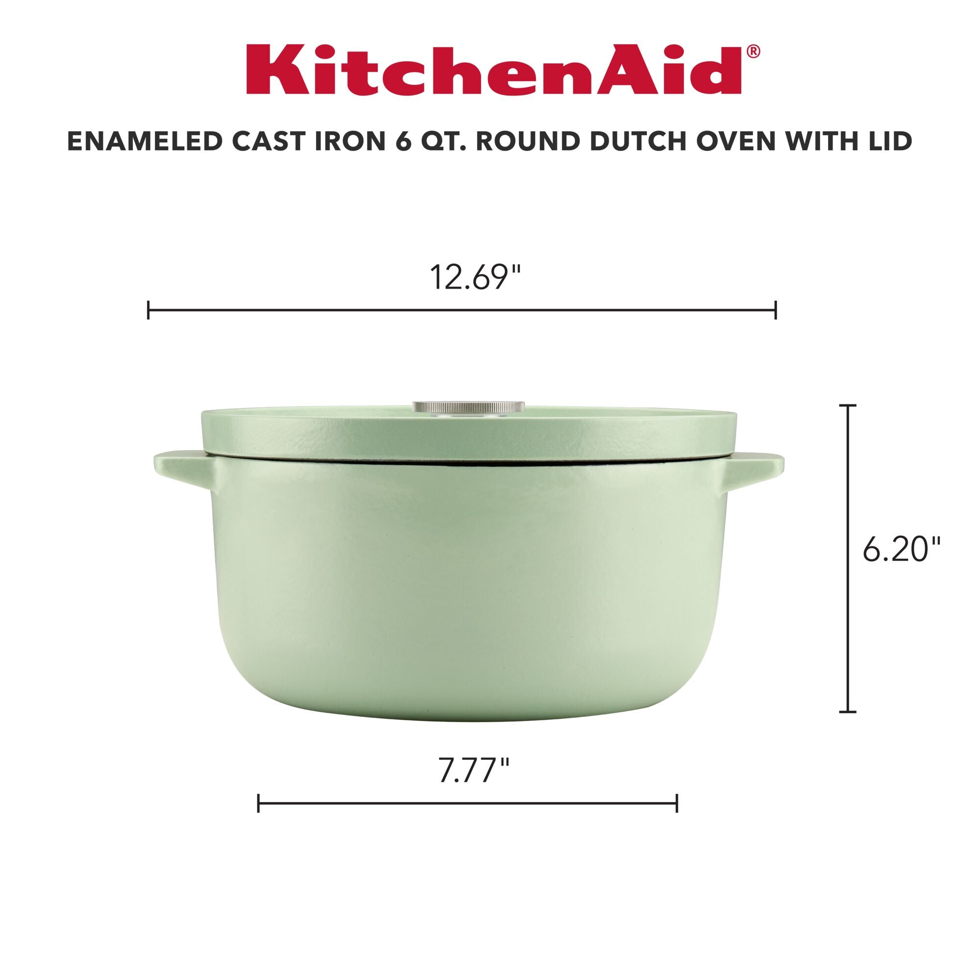 Enameled Cast Iron 6-Quart Dutch Oven