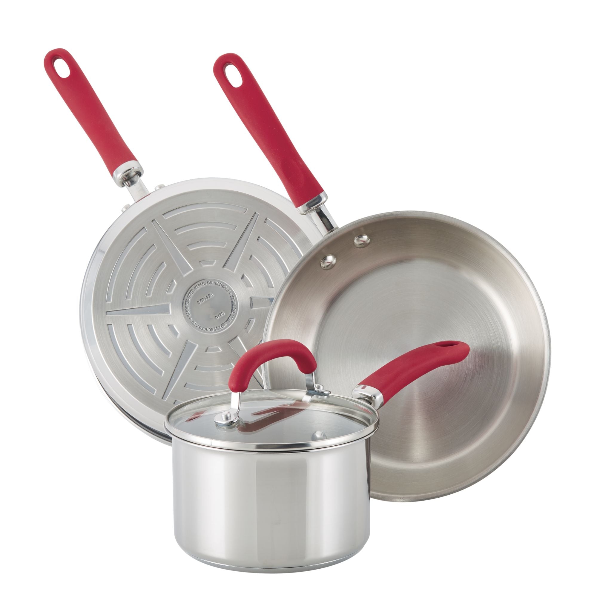 Create Delicious Stainless Steel 10-Piece Cookware Set