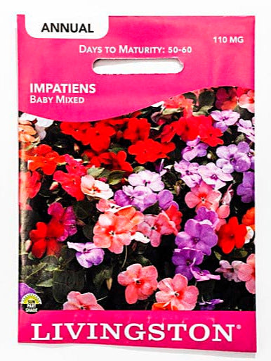 Livingston Seeds - Impatiens - Baby Mix