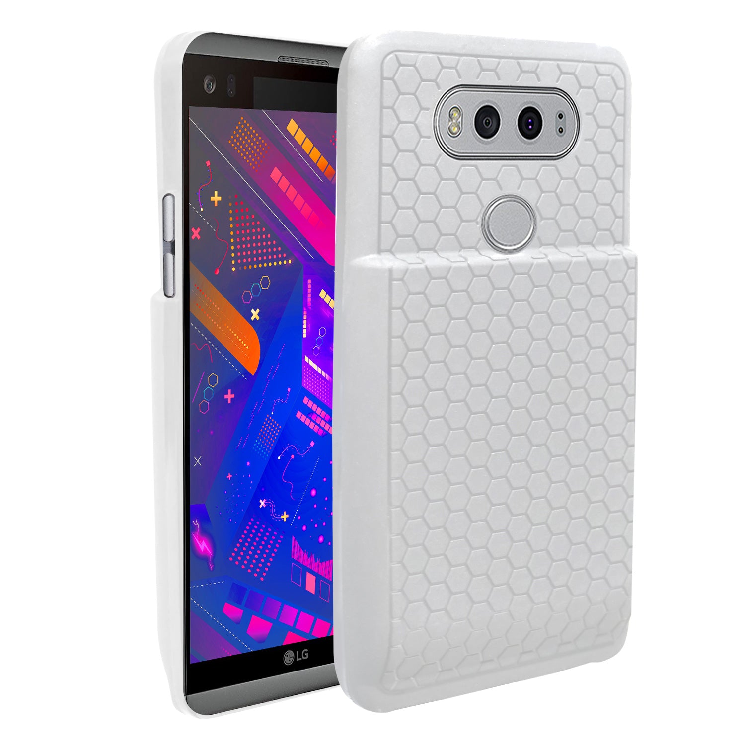 LG V20 Case - Honeycomb Pattern, Compatible with Extended Battery