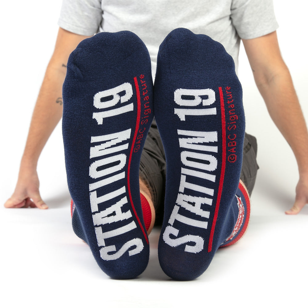 Station 19 Firehouse Badge Socks