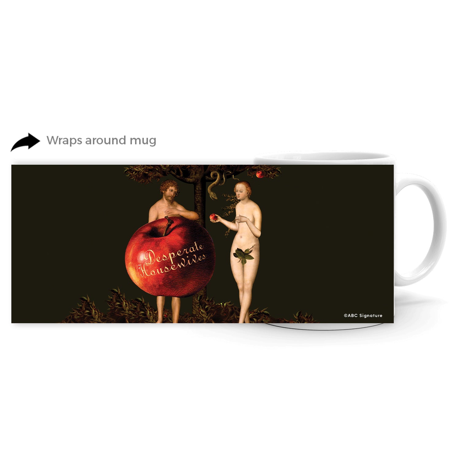 Desperate Housewives Opening Title White Mug