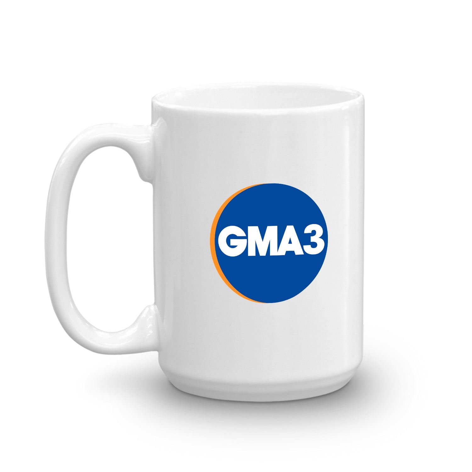 GMA3 Logo White Mug - Made in the USA