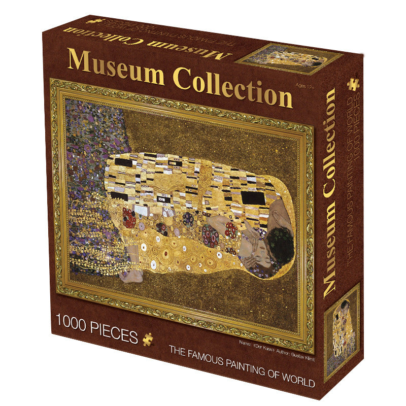 Gustav Klimt The Kiss 1000 Pieces Jigsaw Puzzles