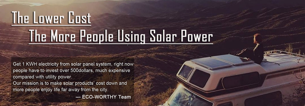12V 24V complete solar panel kit for Cabin RV home