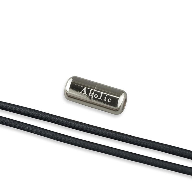 商务必备 | 金属扣鞋带 - 黑