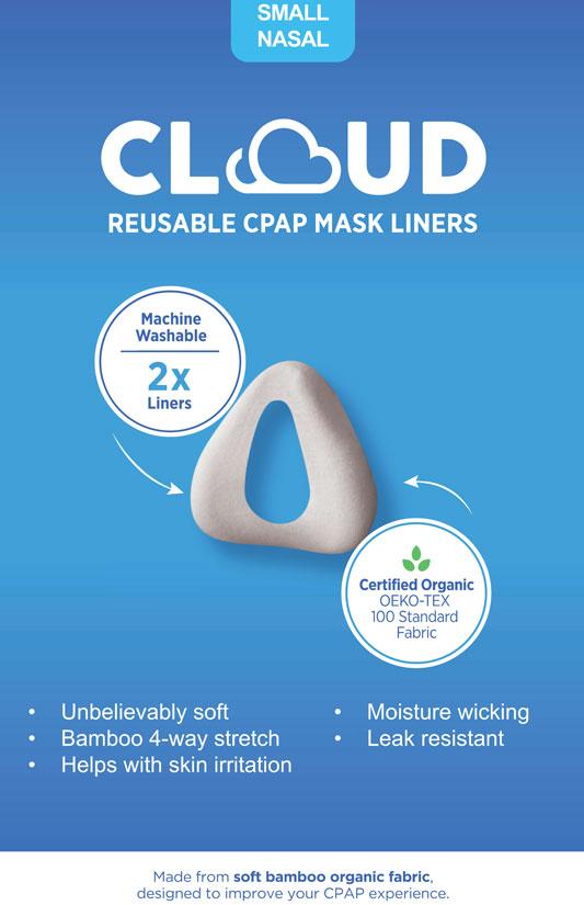 CLOUD Bamboo Organic Fabric Nasal Mask Liner