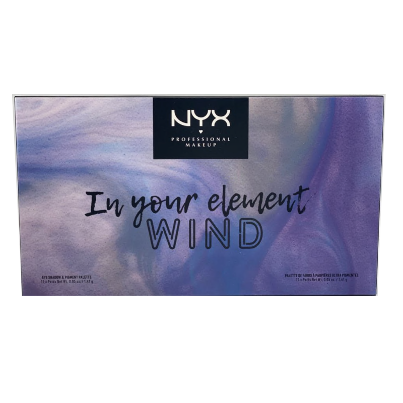 NYX In Your Element Eyeshadow Pigment Palette - IYESP06 Wind