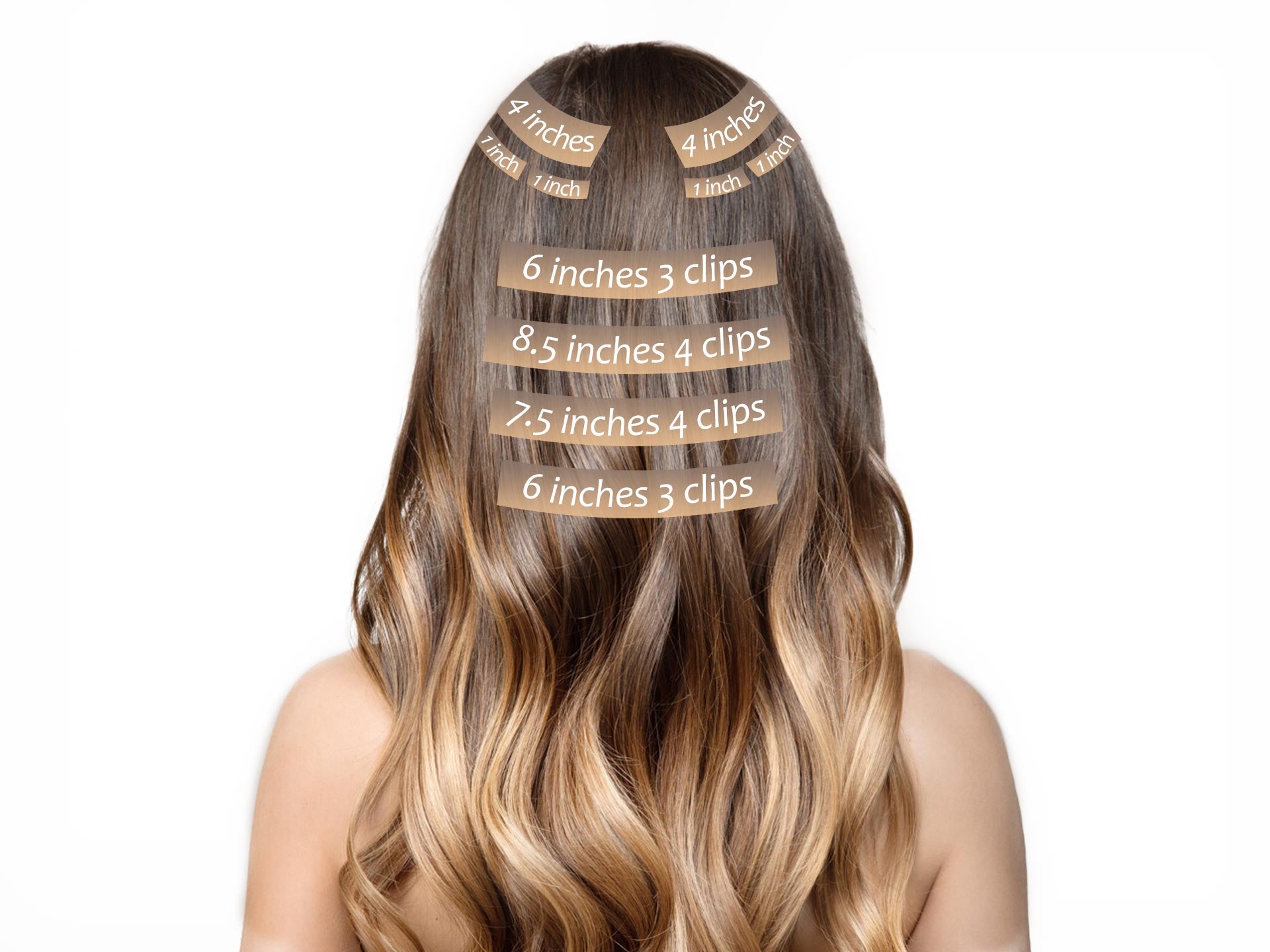 Bohemian Blonde Hair Piece - Clip In Hair Extensions - wide 4