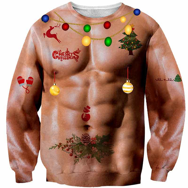 Holiday Men's Muscle Long-Sleeve Sweatshirt