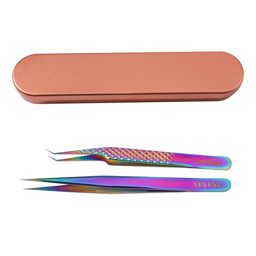 2 PC/SET Lash Tweezers