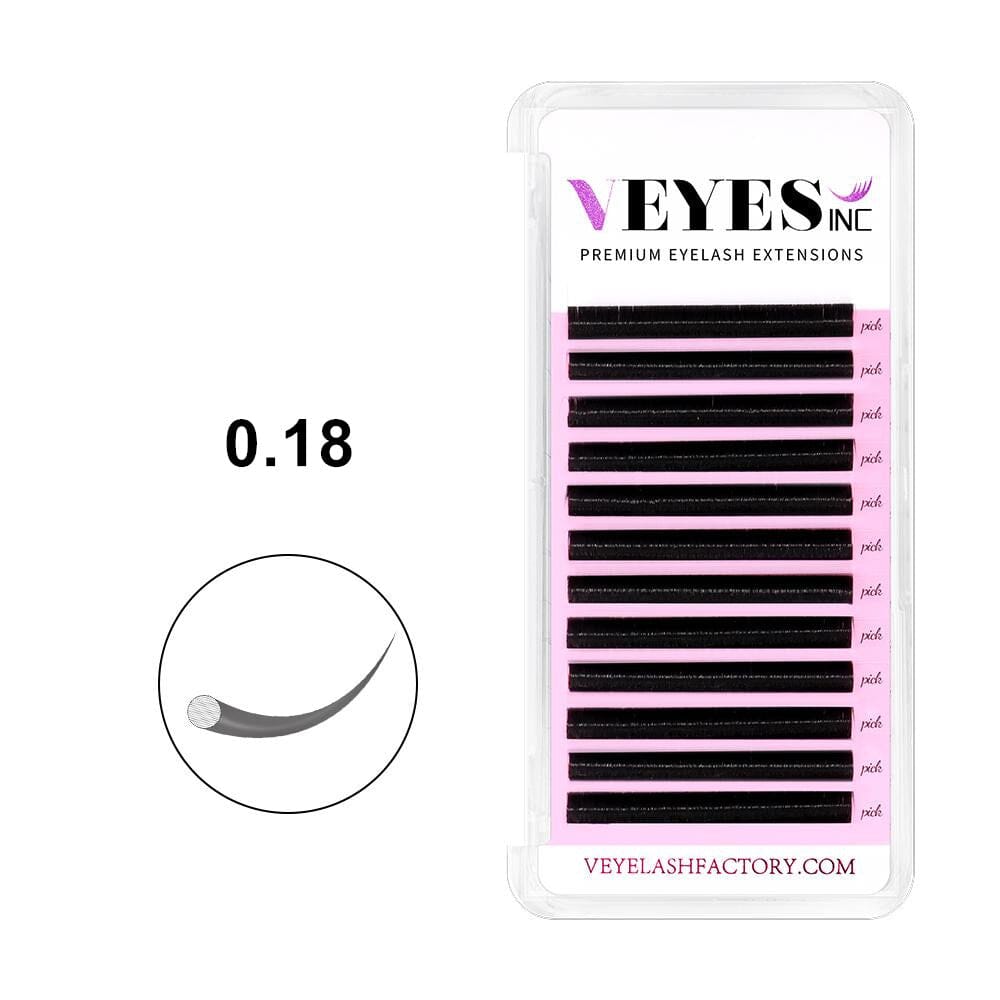 Classic Lash Extensions 0.18mm CA95131