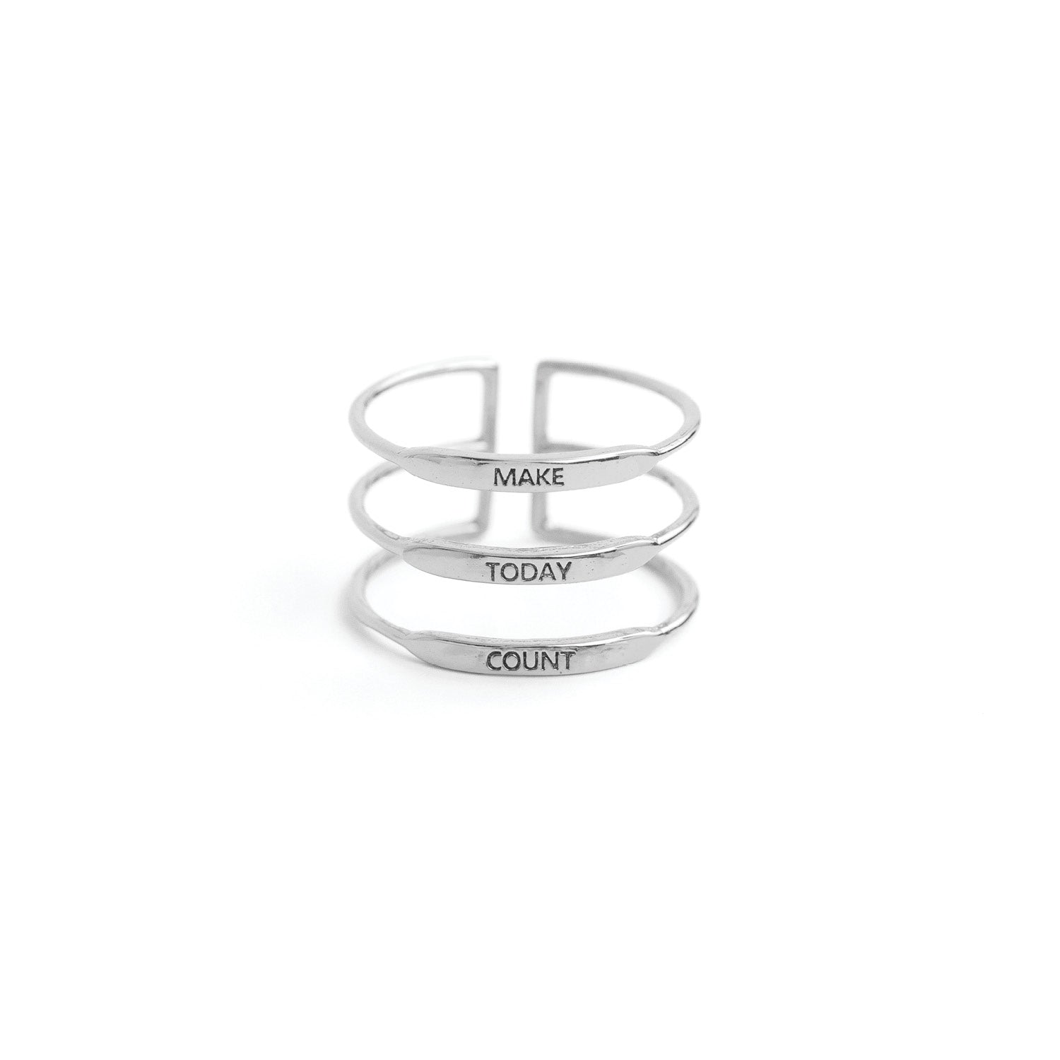 Make Today Count Adjustable Ring