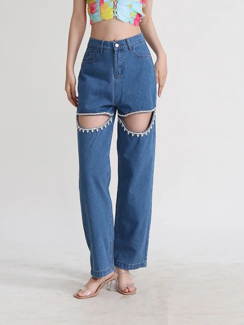 Flare Jeans Wide Leg Pants