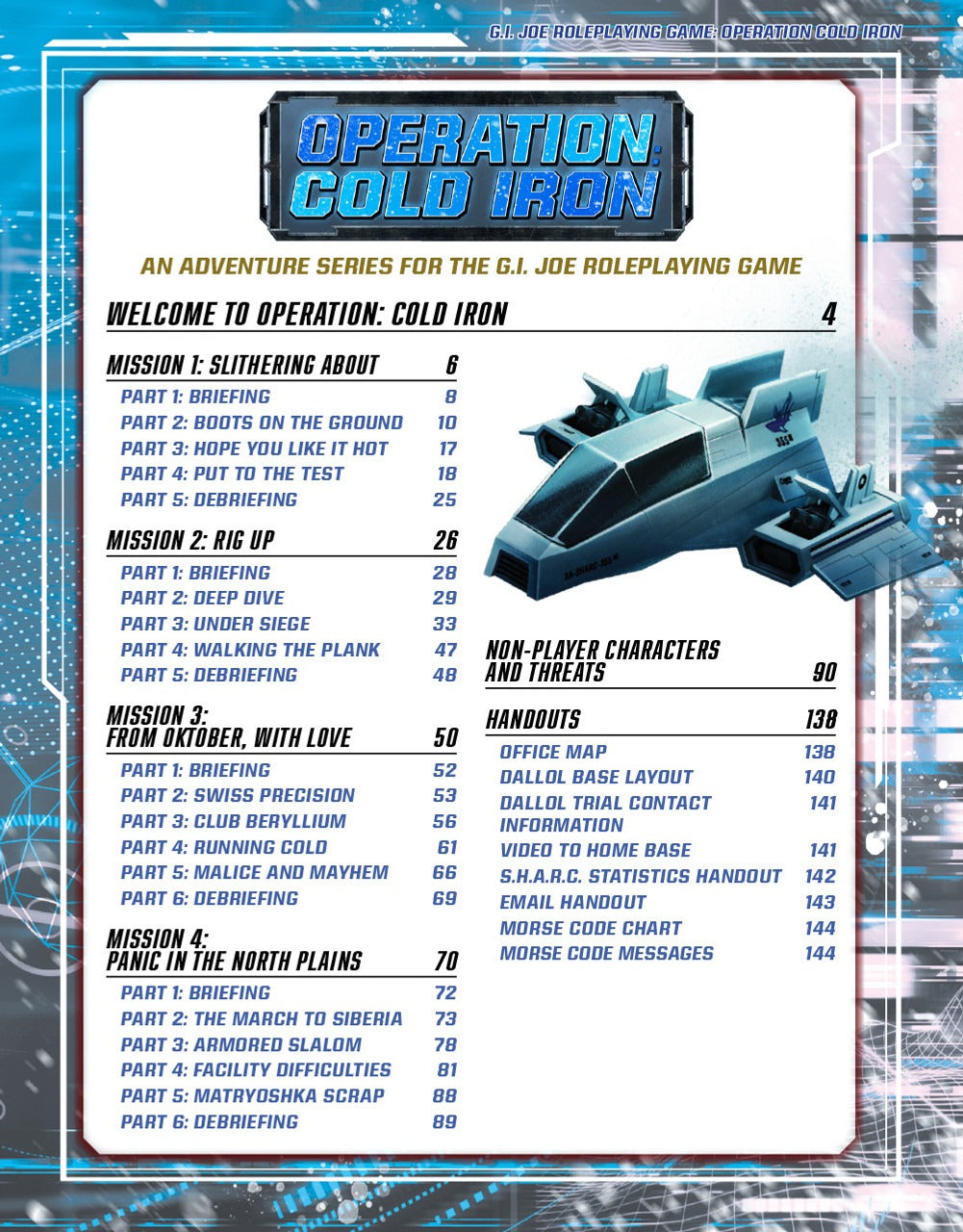 G.I. JOE RPG: Operation Cold Iron Adventure Book REN 08439