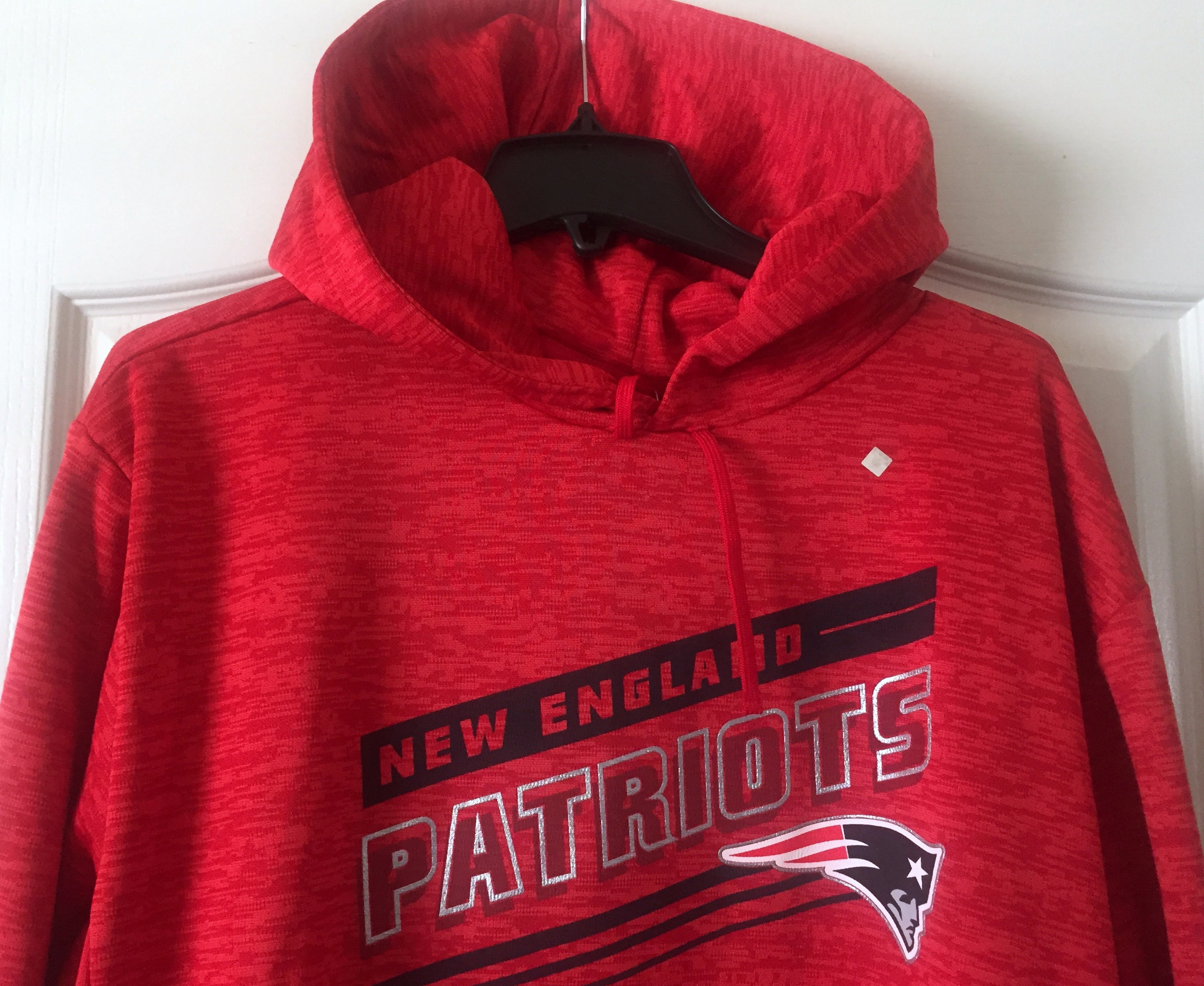 Team Apparel New England Patriots Red Pullover Hoodie