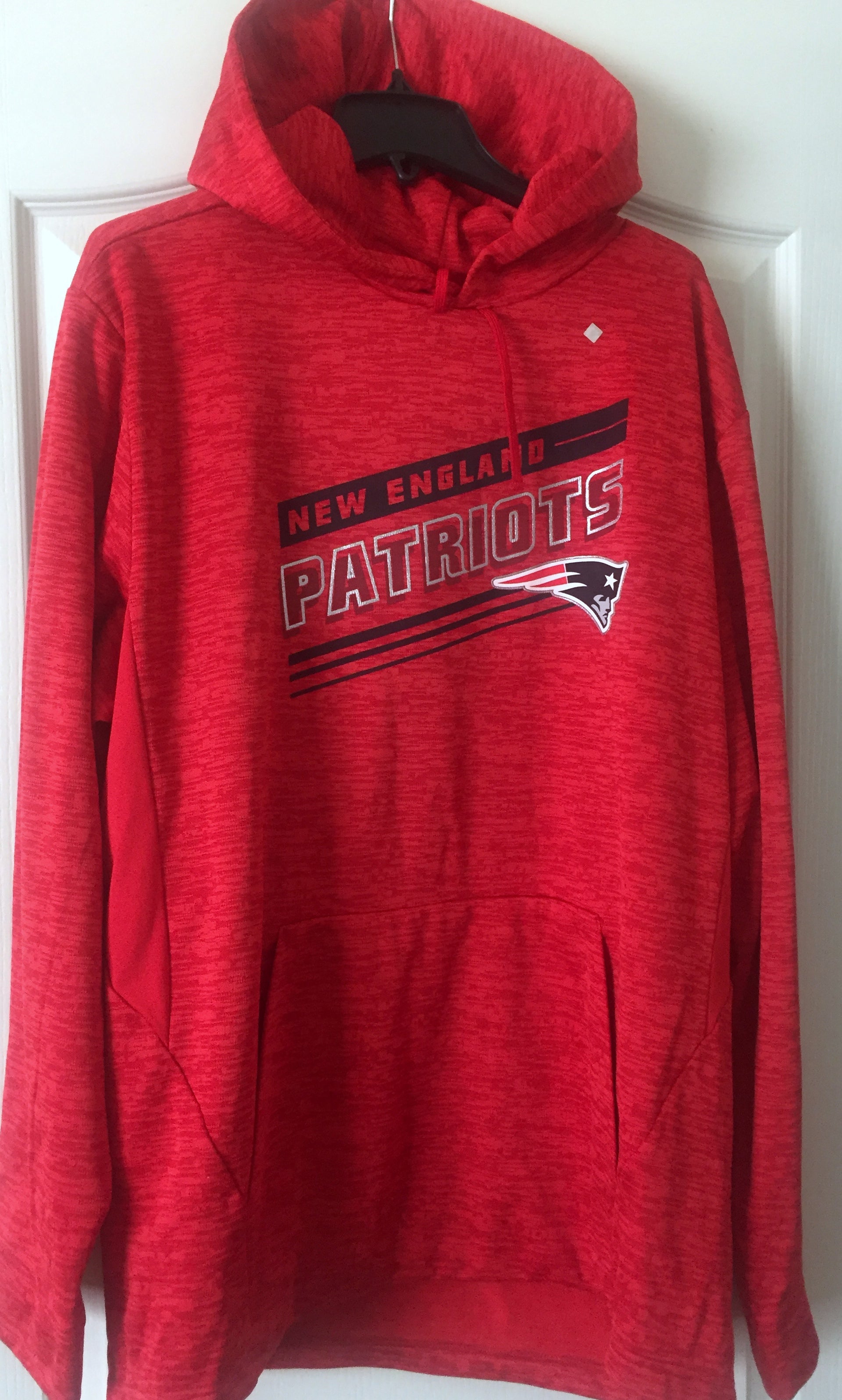 Team Apparel New England Patriots Red Pullover Hoodie