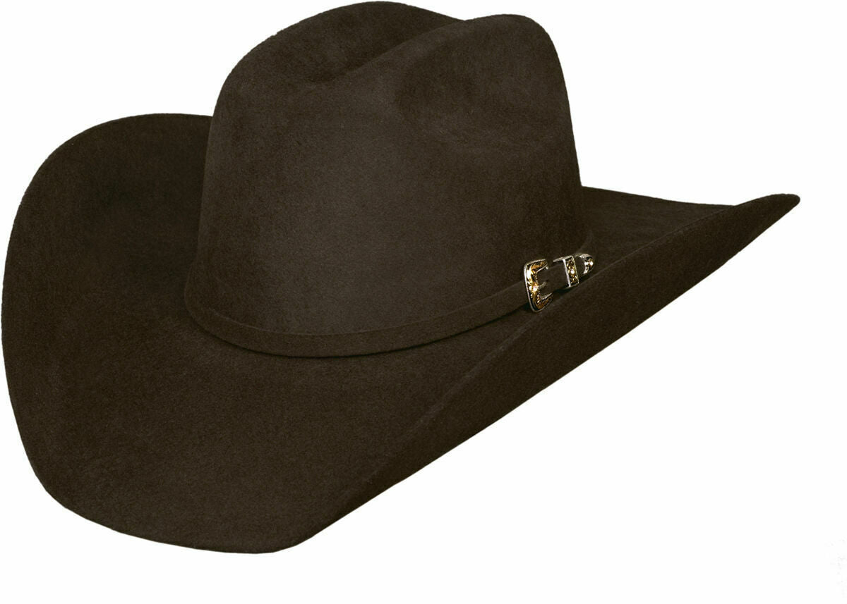 Bullhide Cowboy Hat THE LEGACY 8X Premium Fur Felt Hat Chocolate Brown