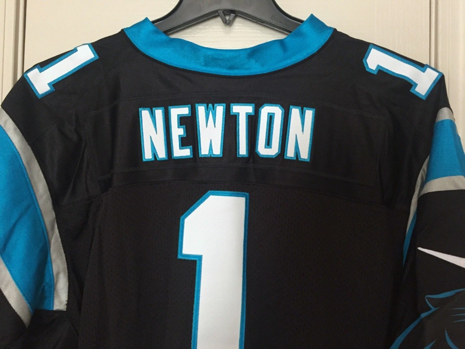 Nike Carolina Panthers Cam Newton #1 Player Issue Elite Jersey Size 56