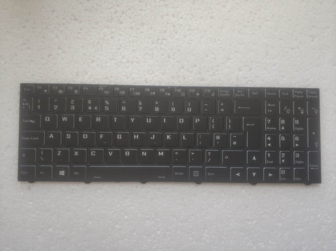 Laptop Keyboard For CLEVO PB50RC-G PB50RC1-G Black UK English Edition
