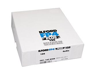 Ilford FP4+ 125 ISO 4x5/100 sheets