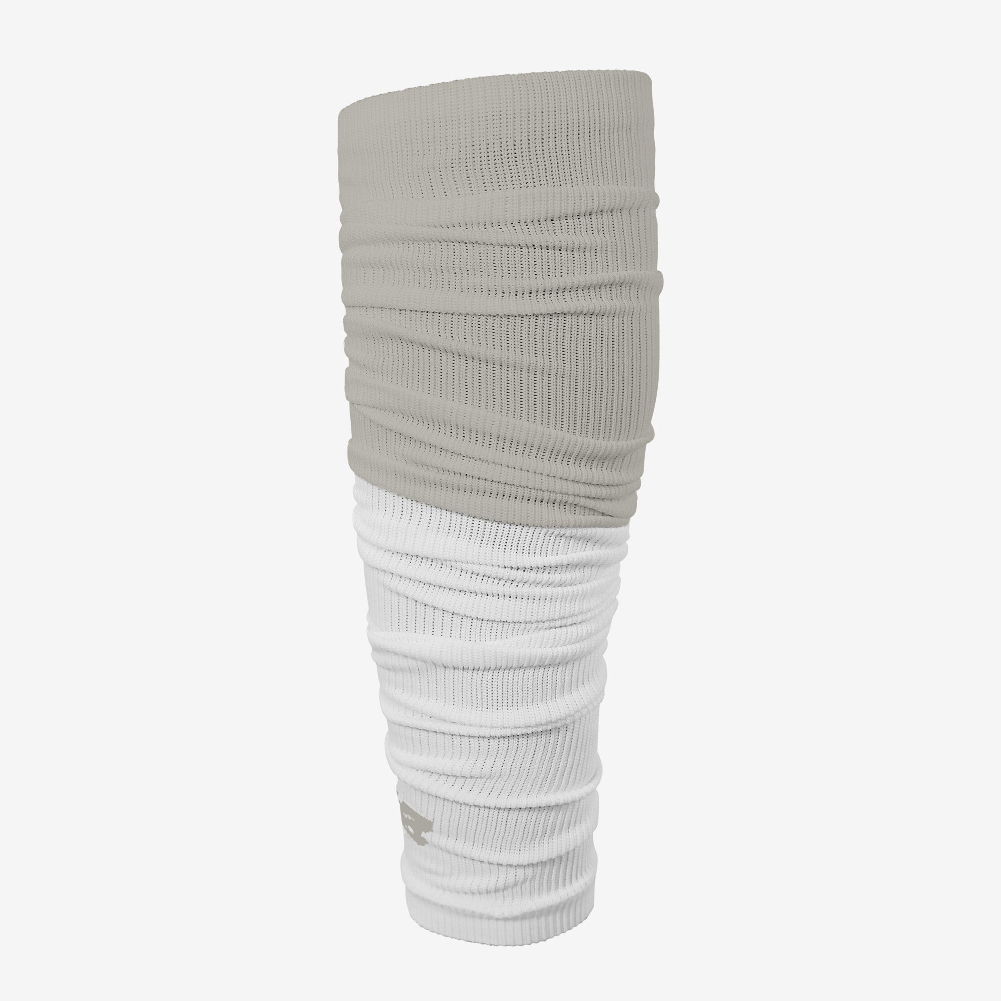 TWO-TONE FOOTBALL LEG SLEEVES 2.0 (GREY/WHITE)