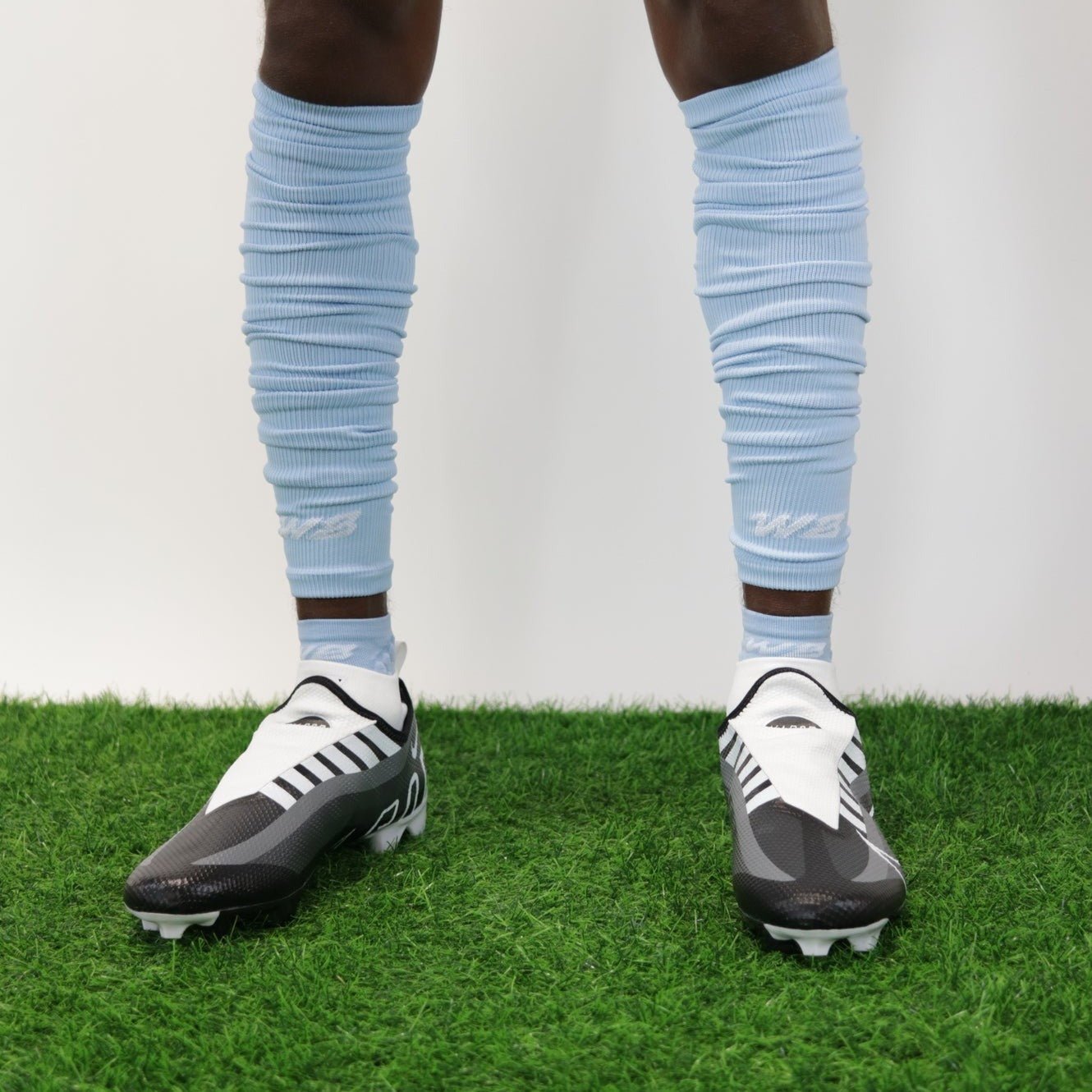 FOOTBALL LEG SLEEVES 2.0 (CAROLINA BLUE)