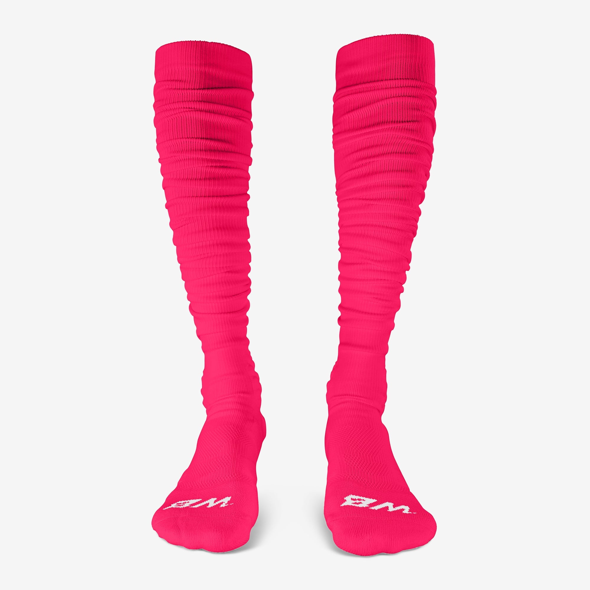 EXTRA LONG PADDED SCRUNCH SOCKS (PINK)