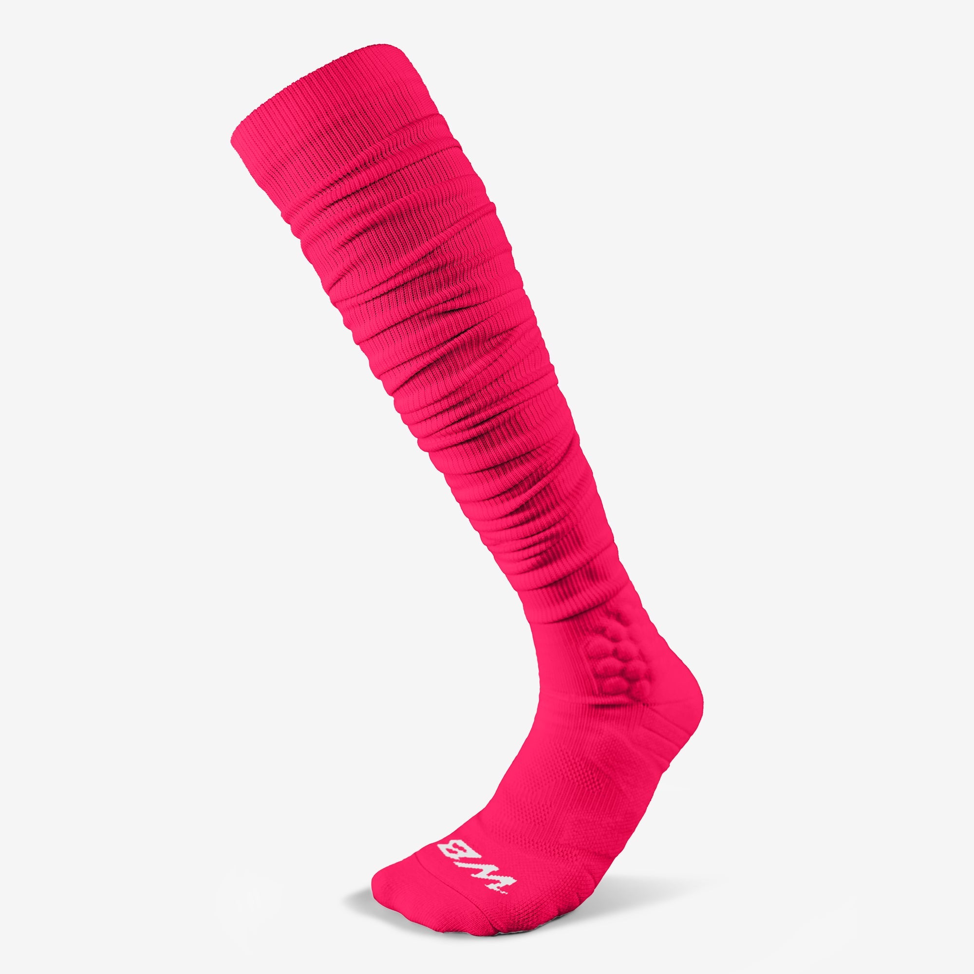 EXTRA LONG PADDED SCRUNCH SOCKS (PINK)