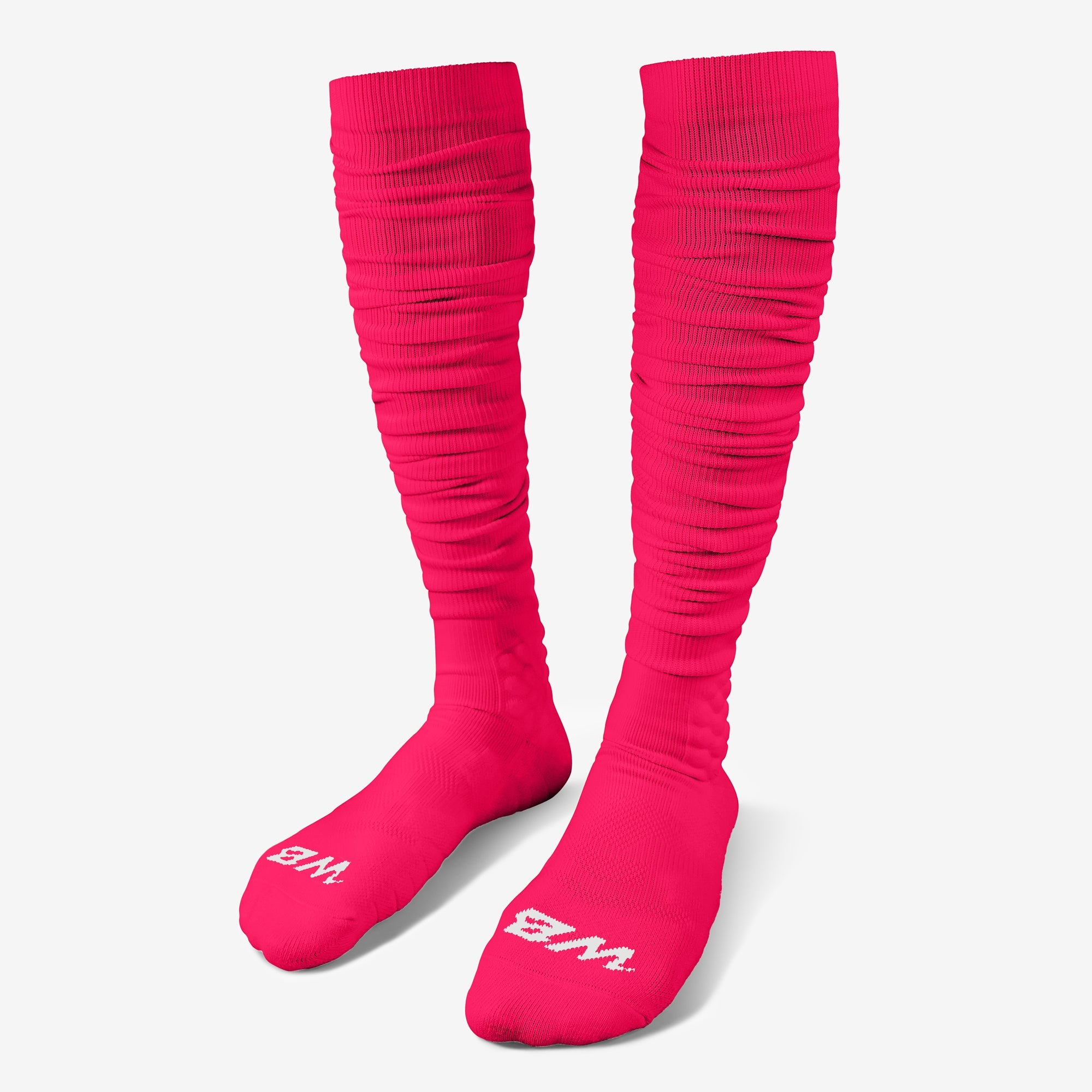 EXTRA LONG PADDED SCRUNCH SOCKS (PINK)