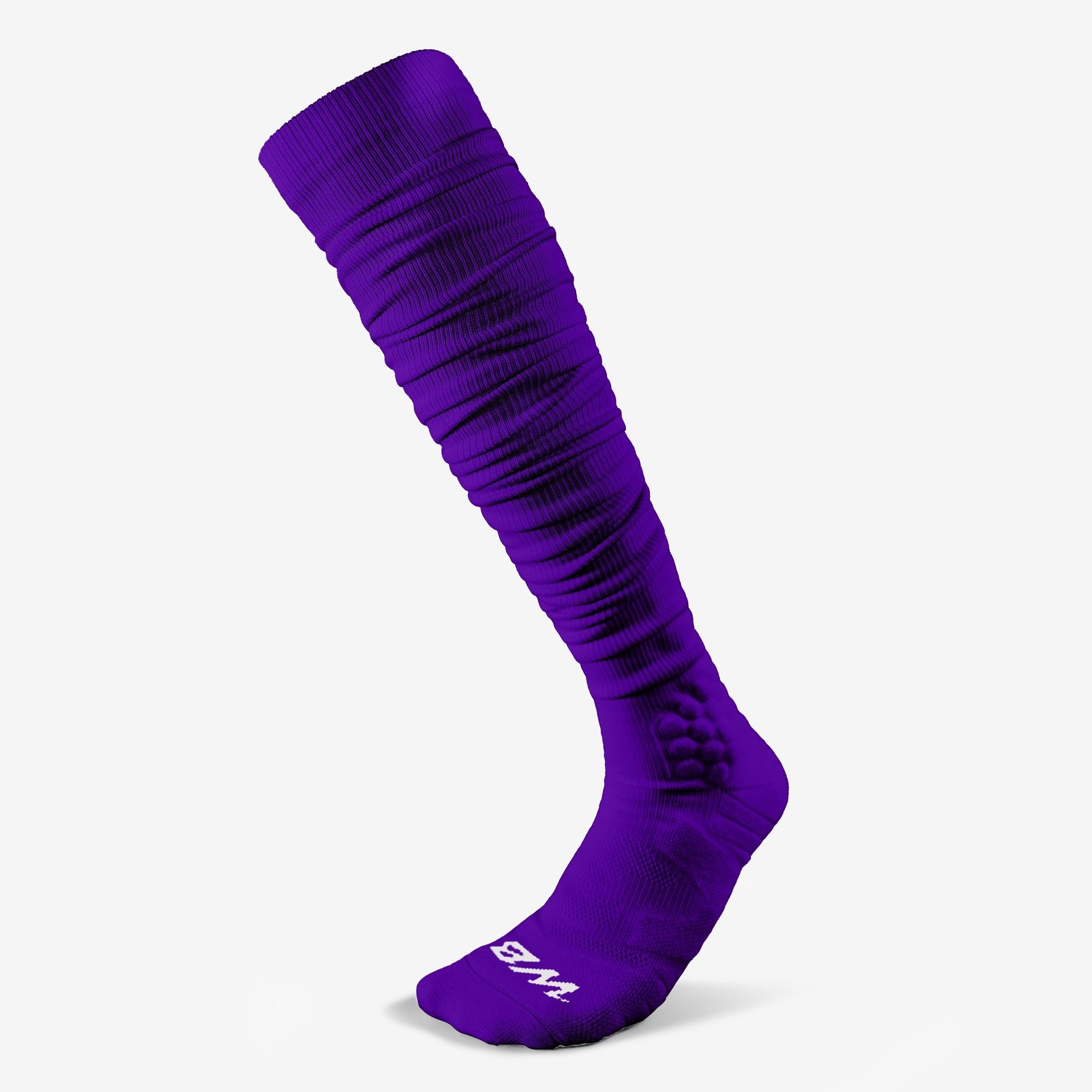 EXTRA LONG PADDED SCRUNCH SOCKS (PURPLE)